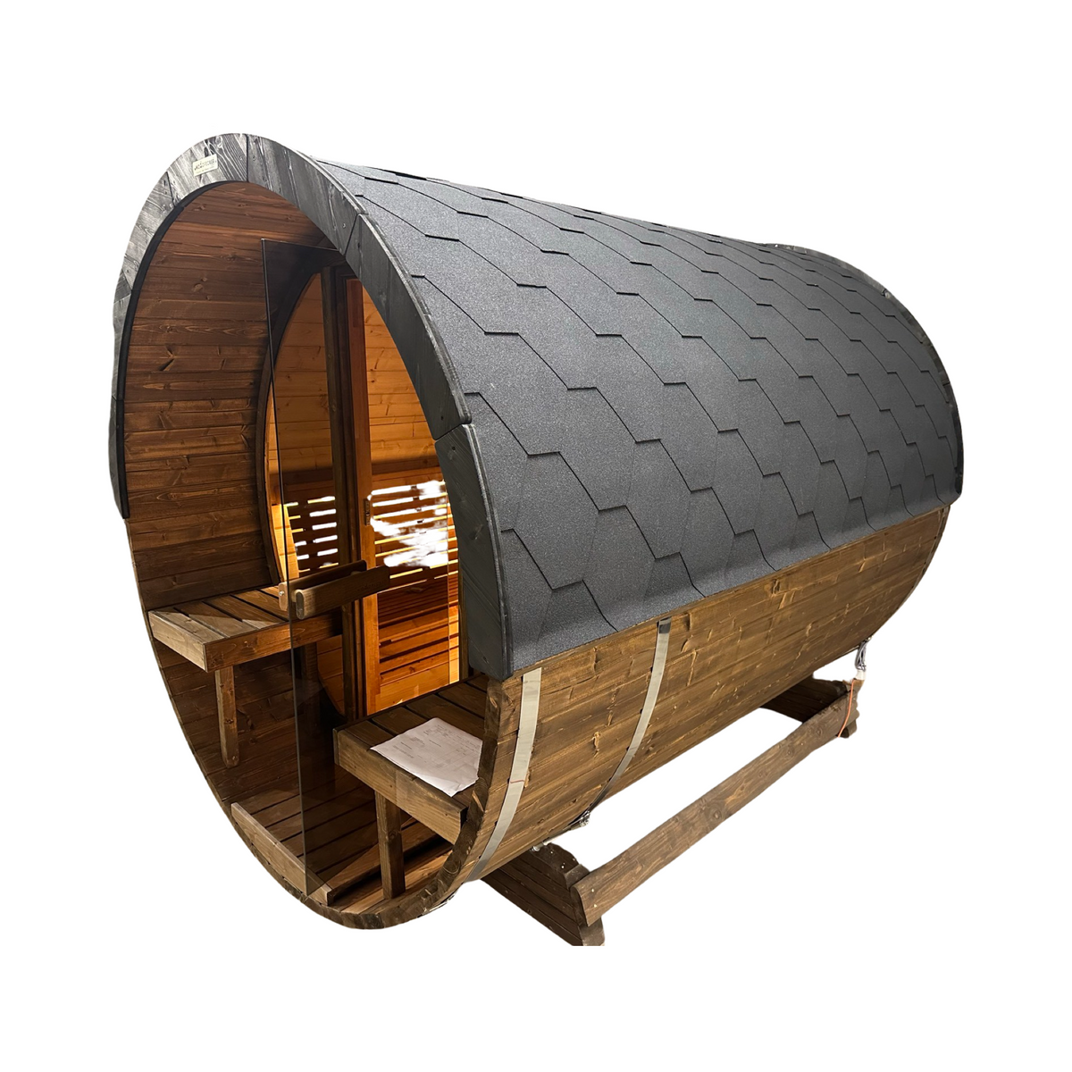 Barrel sauna