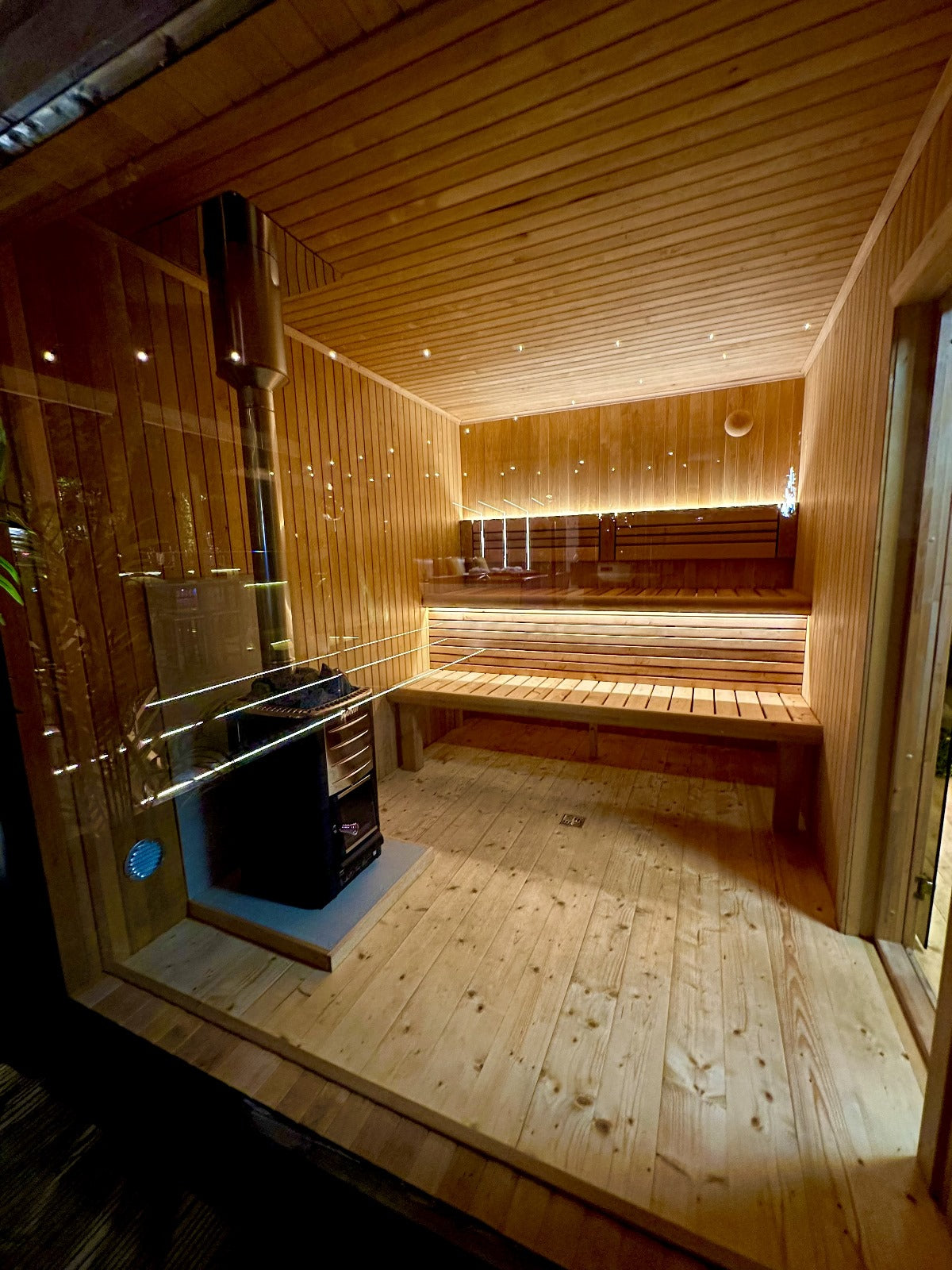 Binnen sauna's