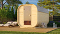 Barrel Sauna Quadro 3" 4 personen + 9 kW kachel - Sauna Service