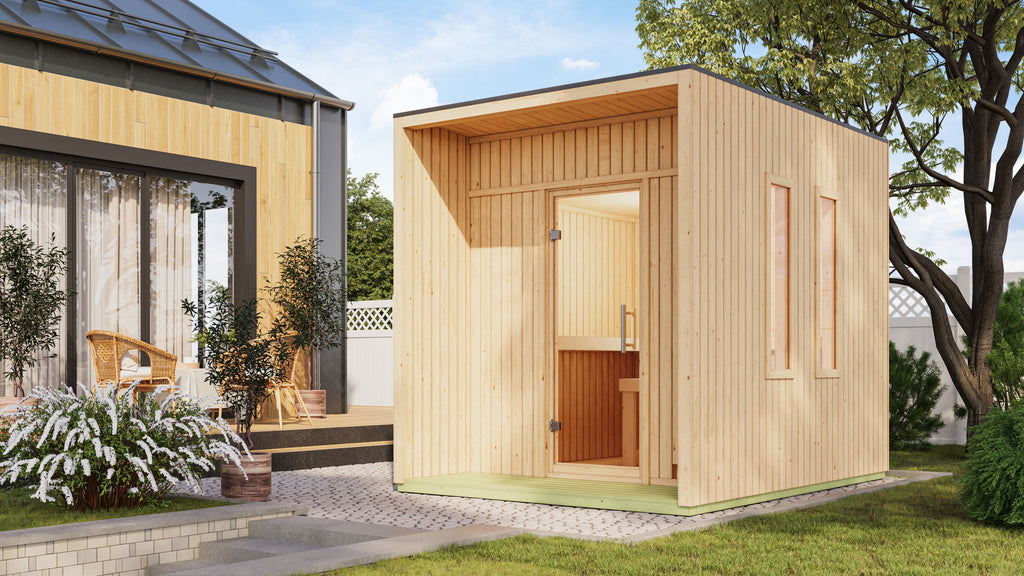 Tuinsauna "Laguna" voor 5 personen, zonder oven