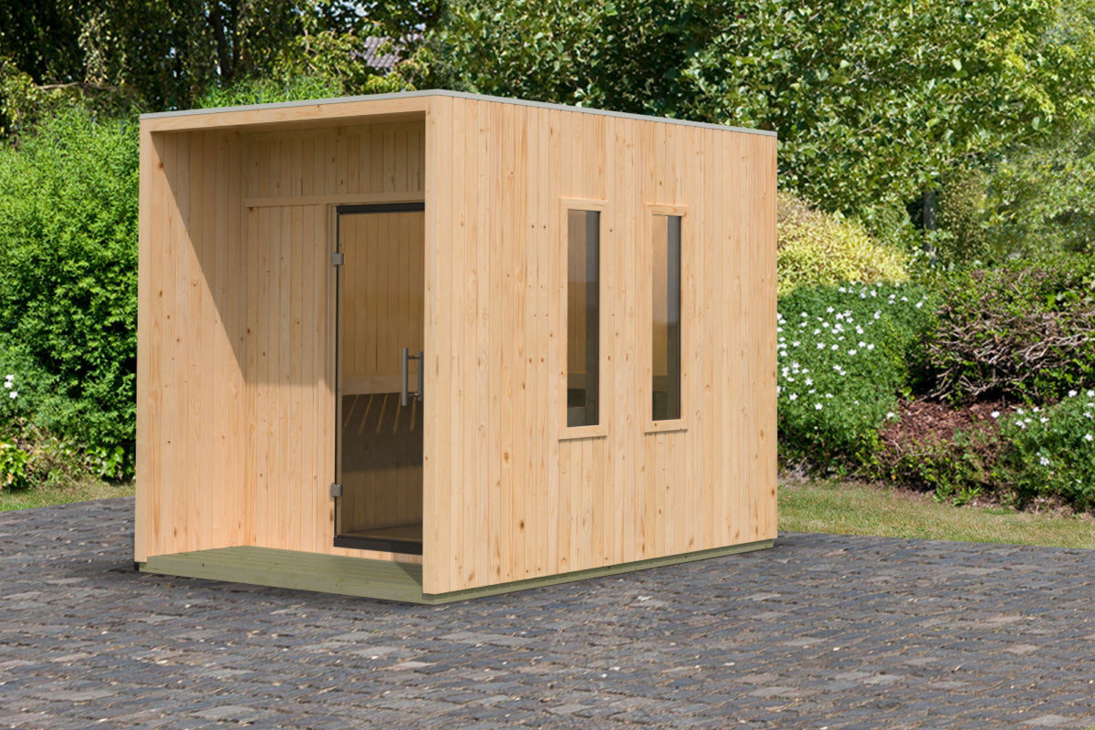 Tuinsauna "Laguna" voor 5 personen, zonder oven