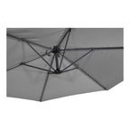 Zweefparasol Gemini grijs Ø3mtr - Sauna Service