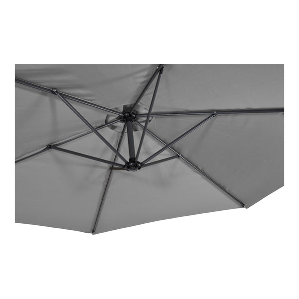 Zweefparasol Gemini grijs Ø3mtr - Sauna Service