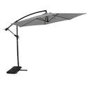 Zweefparasol Gemini grijs Ø3mtr - Sauna Service