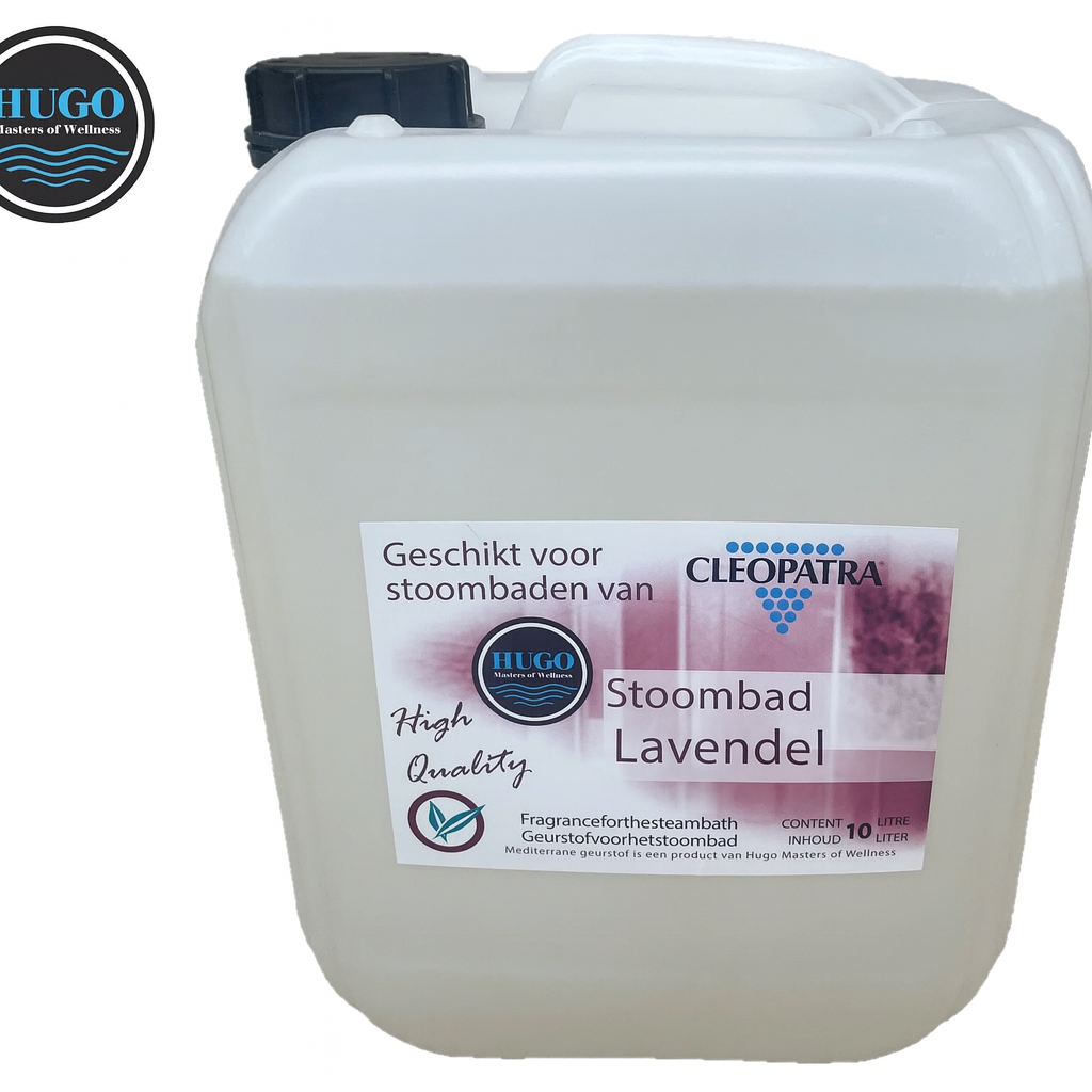 Hugo stoombadgeurstof Lavendel - 10 liter - Sauna Service