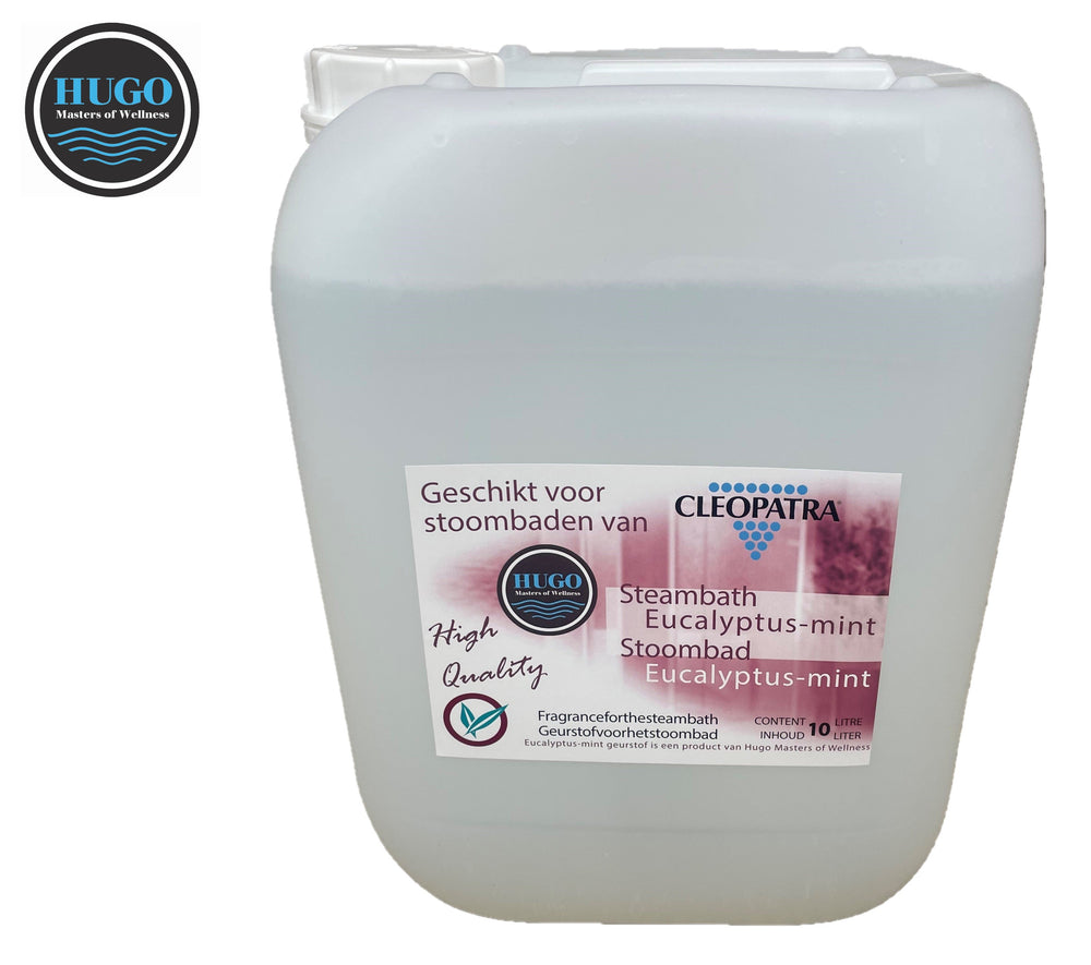 HUGO stoombadgeurstof Eucalyptus-Mint -10 Liter - Sauna Service