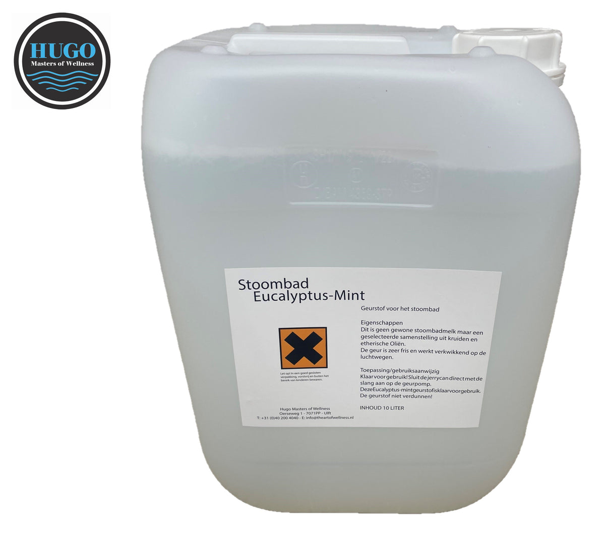 HUGO stoombadgeurstof Eucalyptus-Mint -10 Liter - Sauna Service