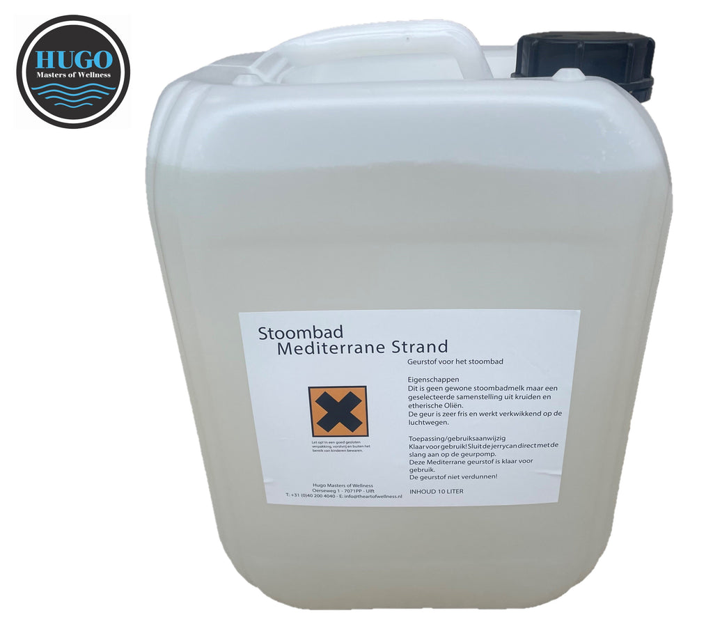 Hugo stoombadgeurstof Mediterrane Strand - 10 Liter - Sauna Service