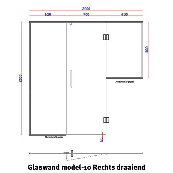 Glaswand Model 10 - Sauna Service