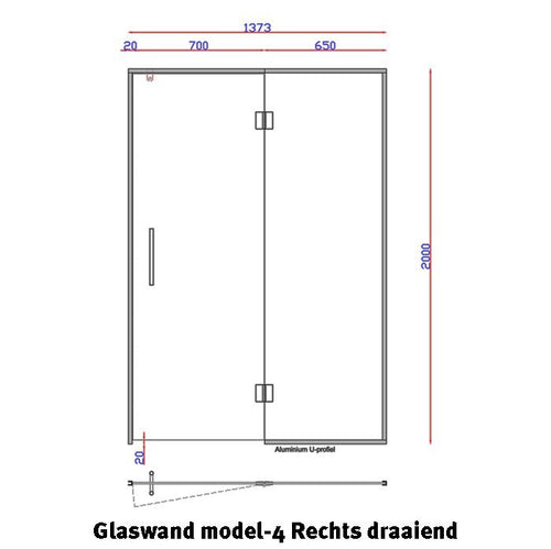Glaswand Model 4 - Sauna Service