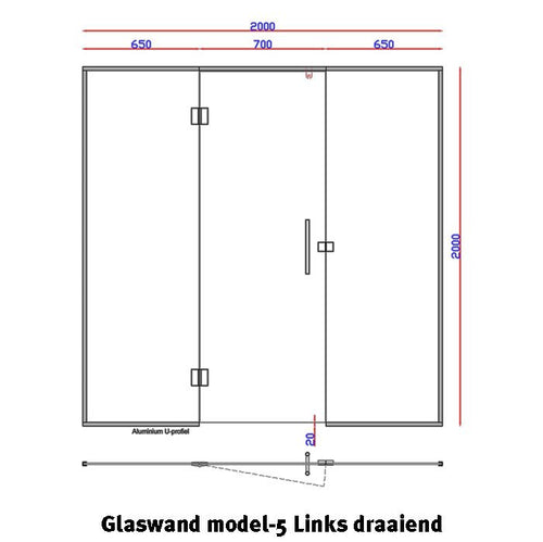 Glaswand Model 5 - Sauna Service