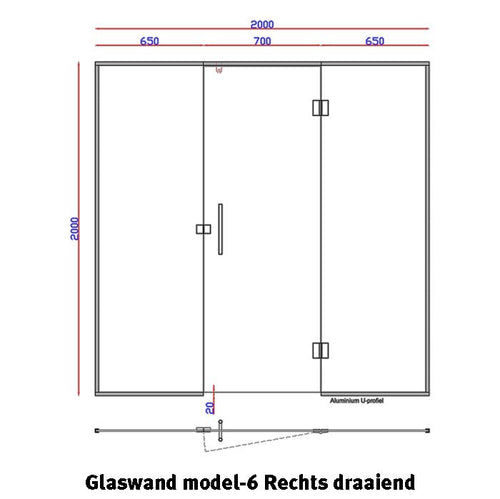 Glaswand Model 6 - Sauna Service