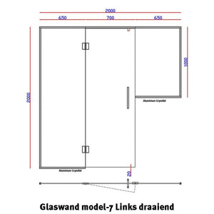 Glaswand Model 7 - Sauna Service