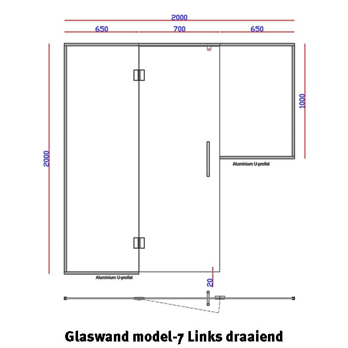 Glaswand Model 7 - Sauna Service