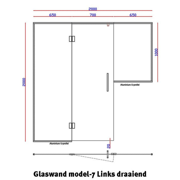Glaswand Model 7 - Sauna Service