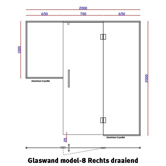 Glaswand Model 8 - Sauna Service