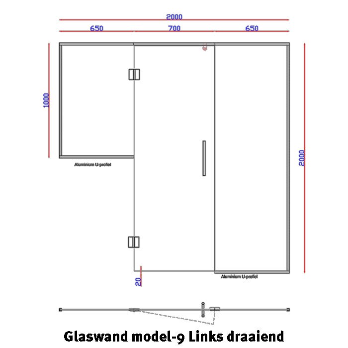 Glaswand Model 9 - Sauna Service