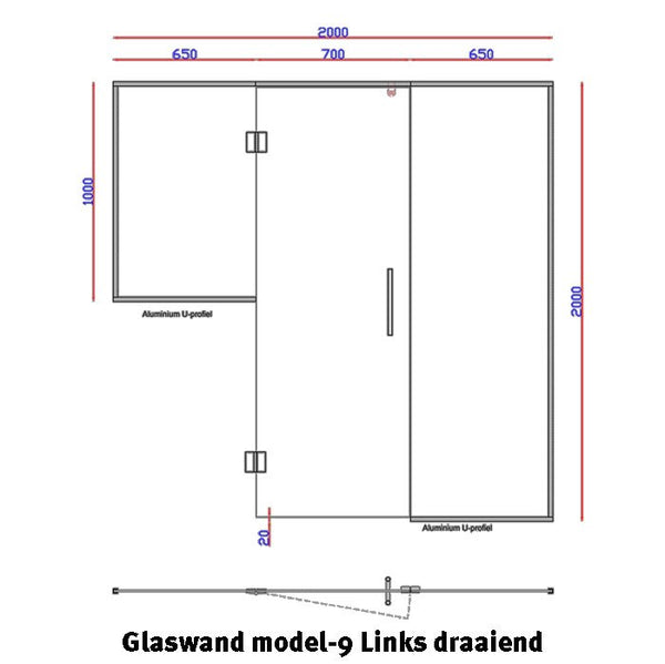 Glaswand Model 9 - Sauna Service