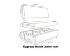 HUGO spa-module Comfort (Recht) - Sauna Service