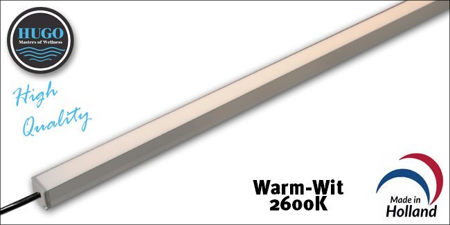 LED verlichting warm-wit waterdicht 2M - Sauna Service