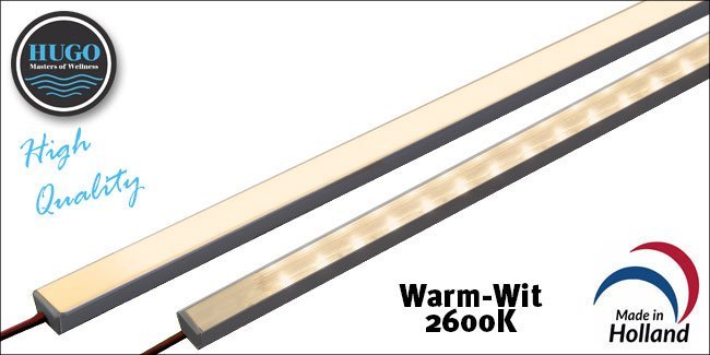 LED verlichting warm-wit 1m - Sauna Service