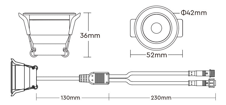 3W RGB LED Spotlight - Sauna Service