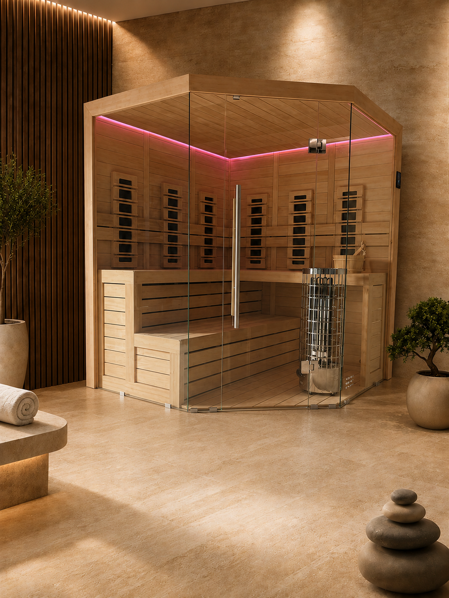 Zelfbouw sauna