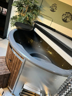 Hottub met geïntegreerde kachel - Sauna Service