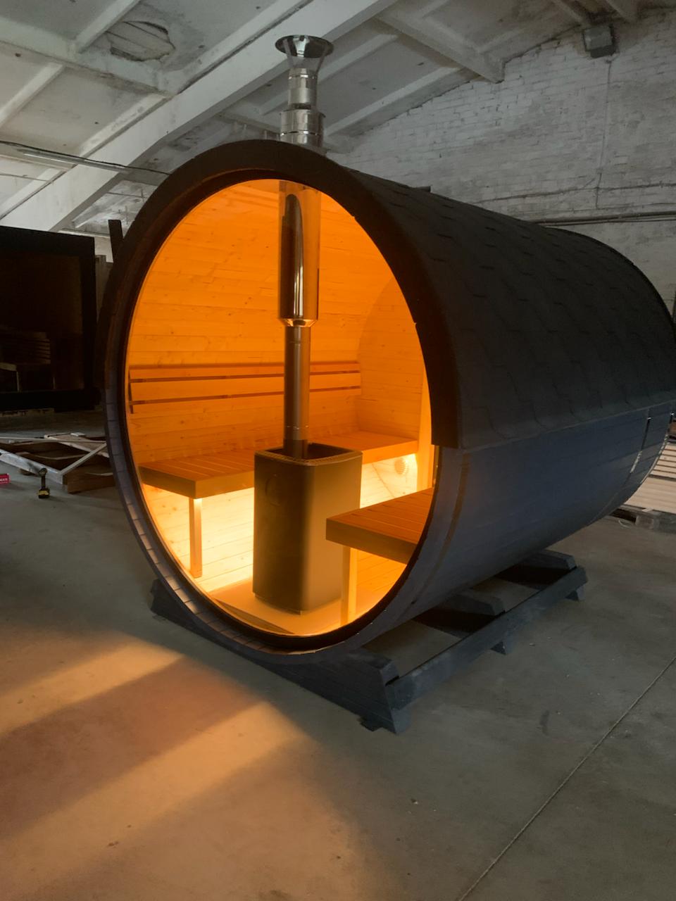 Barrel Sauna Terrace Edition - Sauna Service