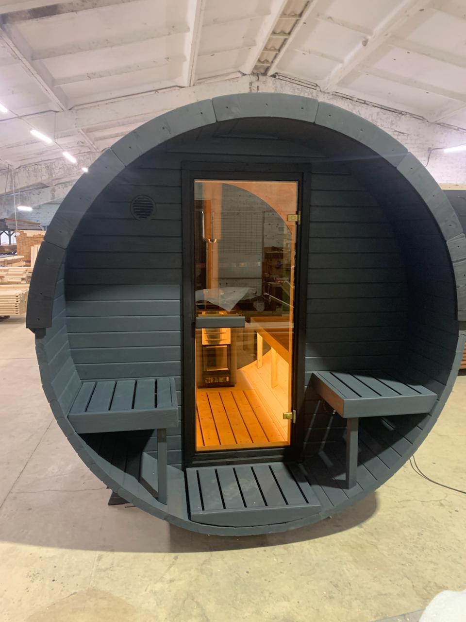 Barrel Sauna Terrace Edition - Sauna Service