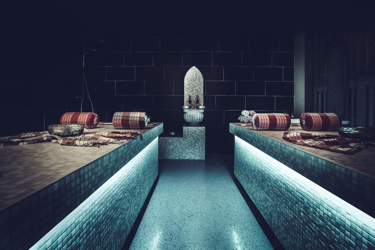 Hugo betegelbare hammam / massagetafel - Sauna Service