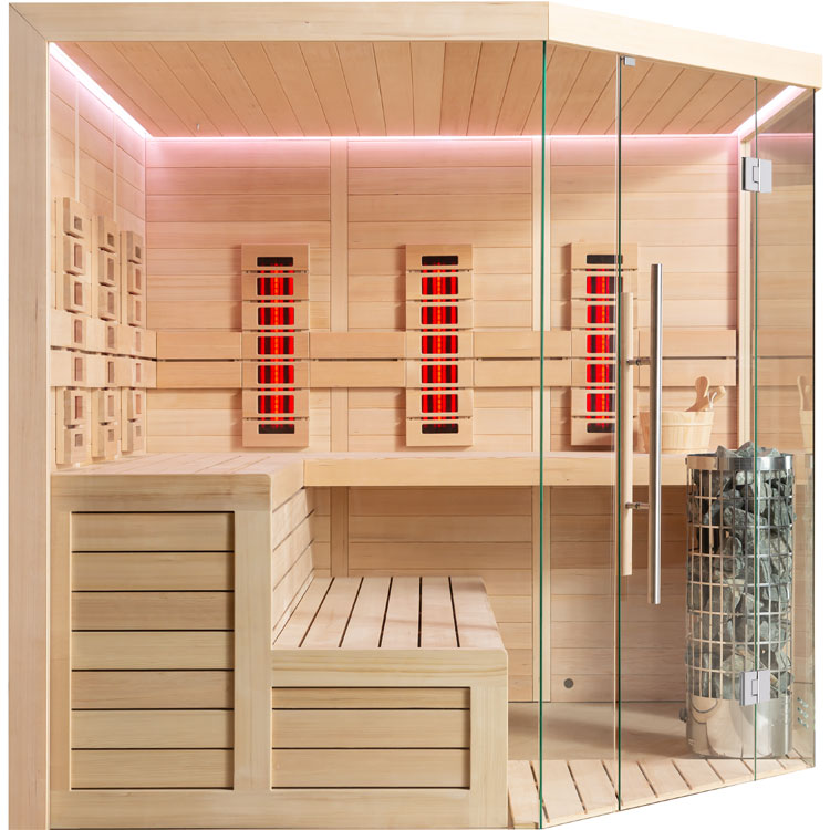 Infrarood Sauna 180x180 9kW Cilindro - Sauna Service
