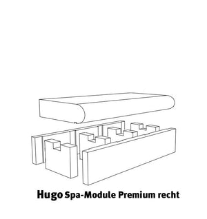 HUGO spa-module Premium (Recht) - Sauna Service