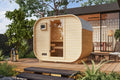 Barrel Sauna Quadro 1 Plus" voor 3-4 personen zonder oven - Sauna Service